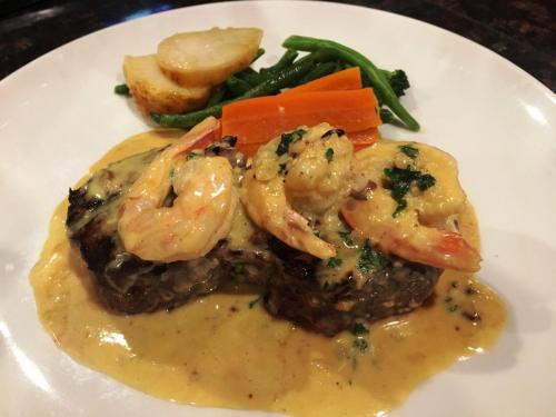 Filetto con Gamberi
